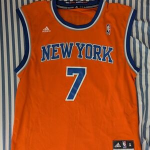 Adidas New York Orange Basketball Jersey
